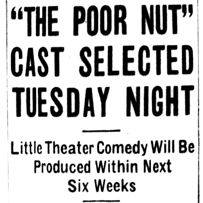 Newspaper headline: 