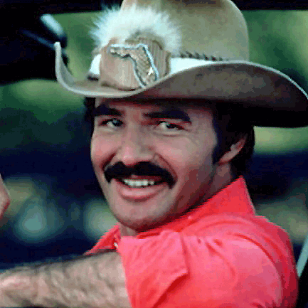 Burt Reynolds smiling
