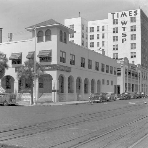 historic photo of the Tampa Bay Times building