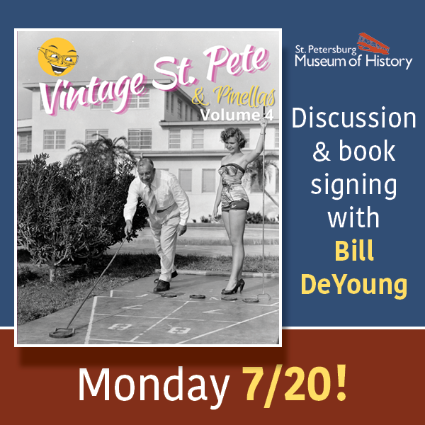 Promotional graphic showing Bill DeYoung's book cover
