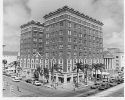 Princess Martha Hotel, with First Baptist Church in the background. c. 1980 Princess Martha Hotel, with First Baptist Church in the background. c. 1980