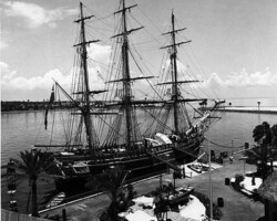 MGM's Bounty docked behind the Museum of History. c.1970. MGM's Bounty docked behind the Museum of History. c.1970.