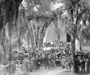 Event at Williams Park, hosted by the Woman's Town Improvement Association. c. 1905.