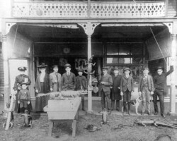 Bill Carpenter's Royal Palm Gift and Alligator Shop, located on Central Avenue. c. 1912 Bill Carpenter's Royal Palm Gift and Alligator Shop, located on Central Avenue. c. 1912
