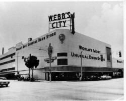 Northwest corner view of Webb's City. c. 1960. Northwest corner view of Webb's City. c. 1960.