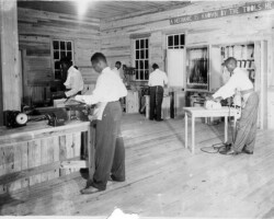 Gibbs High School Industrial Arts Class. c. 1940